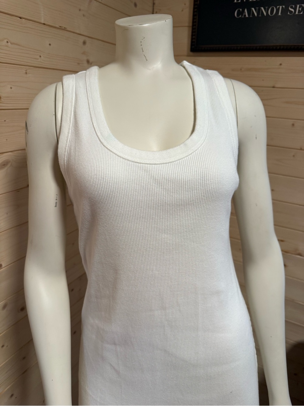 Universal Thread white Ribbed Tank Maxi Slip - Picture 3 of 3
